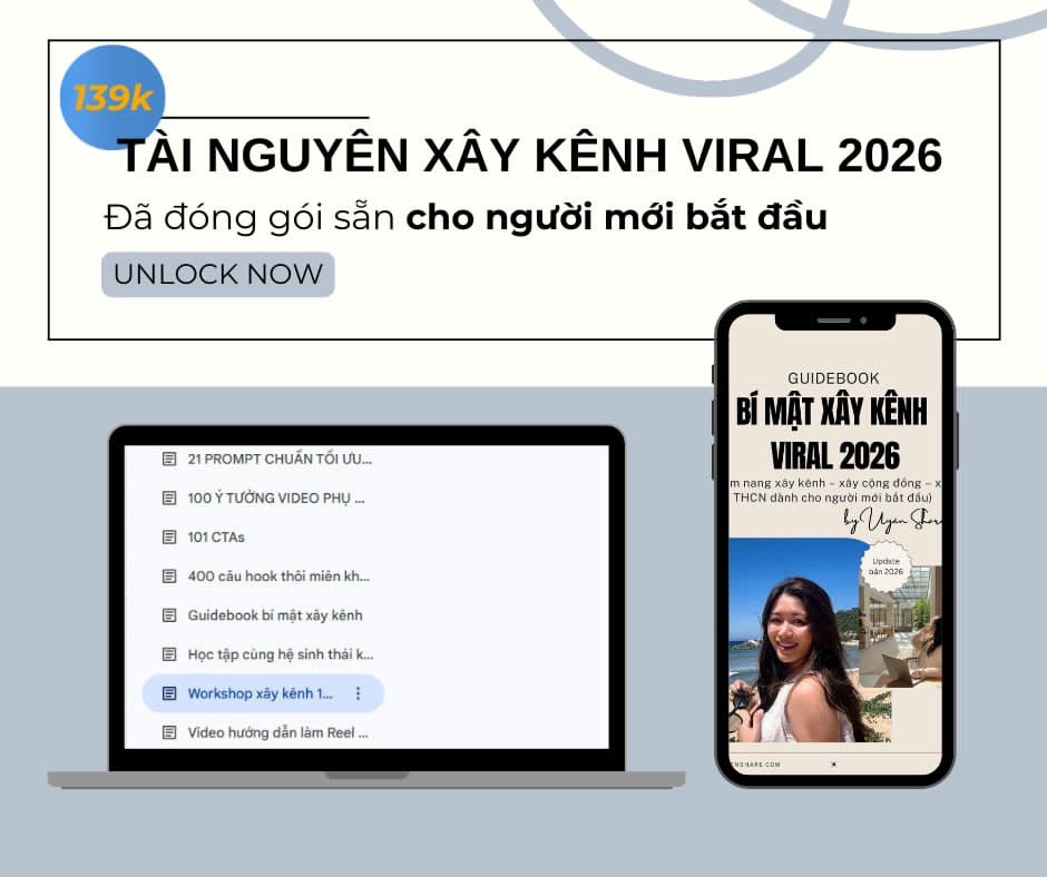 BỘ TÀI NGUYÊN XÂY KÊNH VIRAL 2026